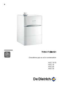 Mode d’emploi De Dietrich AGC 15 Chaudière à gaz