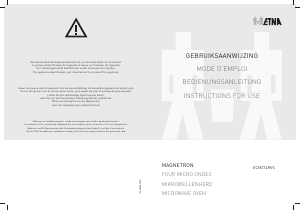 Handleiding ETNA ECM274RVS Magnetron