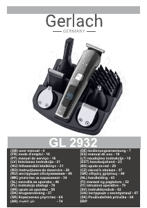 Manual Gerlach GL 2932 Beard Trimmer
