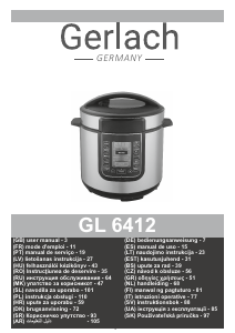 Használati útmutató Gerlach GL 6412 Kukta