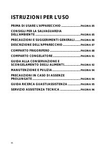 Manuale Ignis DPA 45NF/AL Frigorifero-congelatore