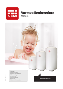 Bruksanvisning NEMI V80 Varmvattenberedare