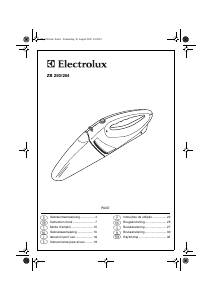 Manual Electrolux ZB254X Handheld Vacuum