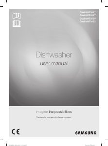 Manual Samsung DW60M5052FW Dishwasher