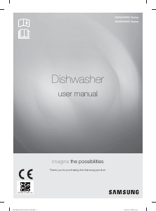 Manual Samsung DW60K8550FW/TR Dishwasher