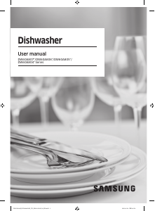 Manual Samsung DW60A8050FS Dishwasher