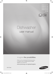 Manual Samsung DMS300TRW Dishwasher