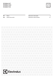 Manual de uso Electrolux EGS6414X Placa