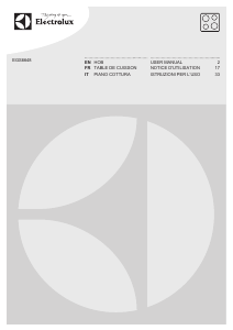 Manuale Electrolux EGS6648NOX Piano cottura