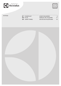 Kasutusjuhend Electrolux EGT6342YOW Pliidiplaat