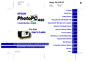 Handleiding Epson PhotoPC 600 Digitale camera