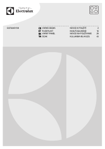 Kasutusjuhend Electrolux EGT6345YOK Pliidiplaat