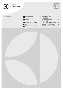 Manual Electrolux EGT6345YOK Plită