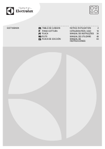 Manuale Electrolux EGT7355NOK Piano cottura