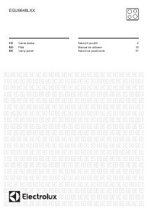 Manuál Electrolux EGU6648LXX Varná deska