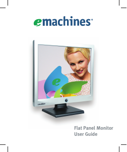 Handleiding eMachines E15T4 LCD monitor