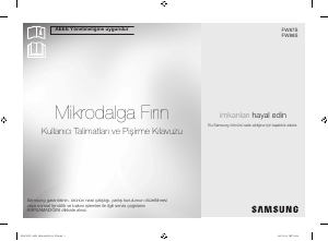 Kullanım kılavuzu Samsung FW87SUST Mikrodalga