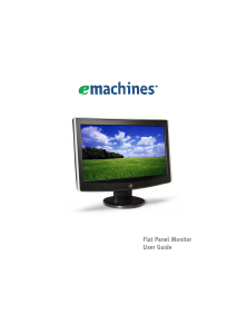 Handleiding eMachines E151H LCD monitor