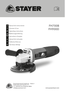 Manual Stayer FH 700 B Angle Grinder