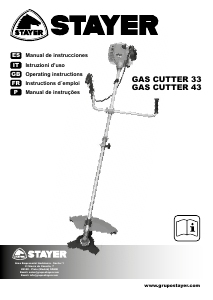 Manual de uso Stayer Gas Cutter 33 Desbrozador