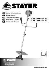 Manual Stayer Gas Cutter 43 Roçadora