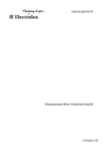 Kasutusjuhend Electrolux EHD68210P Pliidiplaat