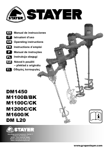 Manuál Stayer M 1200 C Míchačka na cement