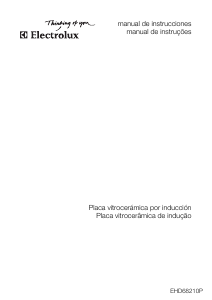 Manual de uso Electrolux EHD68210P Placa