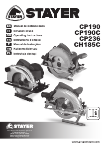 Instrukcja Stayer CP 236 Pilarka tarczowa