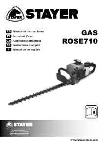 Manuale Stayer Gas Rose 710 Tagliasiepi