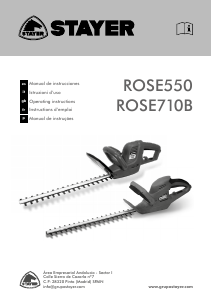 Manuale Stayer Rose 550 Tagliasiepi