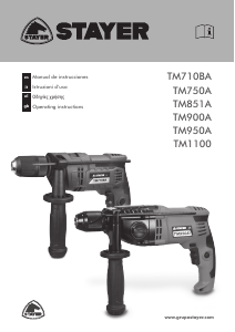 Handleiding Stayer TM 750 A K Klopboormachine