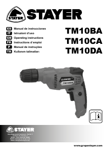 Handleiding Stayer TM 10 D A Klopboormachine
