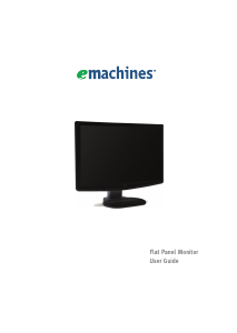 Handleiding eMachines E200HV LCD monitor