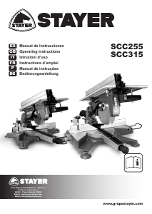 Manual Stayer SCC 255 W Serra de esquadria