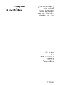 Mode d’emploi Electrolux EHE6043X Table de cuisson