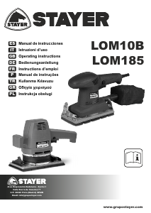 Instrukcja Stayer LOM 180 Szlifierki oscylacyjne
