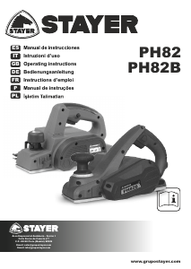 Instrukcja Stayer PH 82 B Szlifierki oscylacyjne