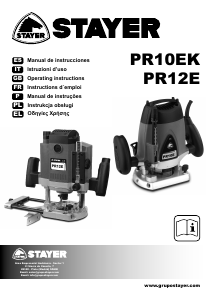 Manual de uso Stayer PR 10 E K Fresadora de superficie