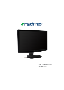 Handleiding eMachines E210HV LCD monitor