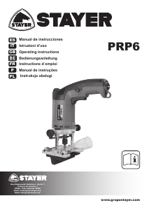 Instrukcja Stayer PR 6 Frezarka górnowrzecionowa