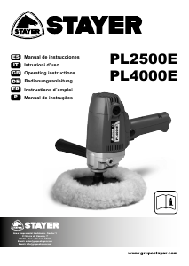 Manual de uso Stayer PL 2500 E Pulidora