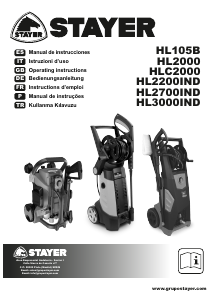 Manual de uso Stayer HL 2000 Limpiadora de alta presión