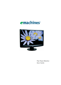 Handleiding eMachines E211H LCD monitor