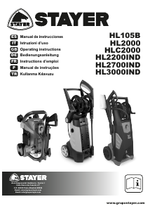 Manual Stayer HL 2700 IND Máquina de limpeza a alta pressão