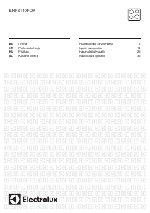 Priročnik Electrolux EHF6140FOK Grelna plošča