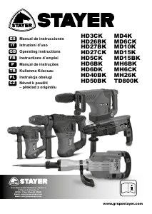 Manual de uso Stayer MD 6C K Martillo perforador