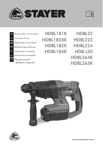 Manual Stayer HDBL 224 K Martelo perfurador