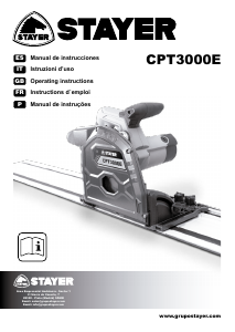 Manual Stayer CPT 3000 E Serra de imersão