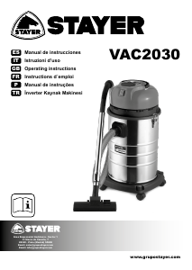 Mode d’emploi Stayer VAC 2030 Aspirateur